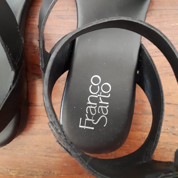 Franco Sarto Sandals - Size 7 - Black - Picture 4 of 5